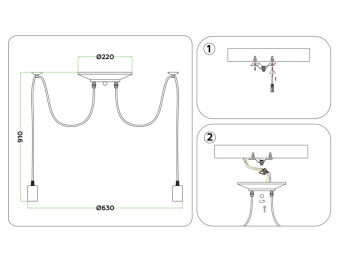 Подвесная люстра Ambrella Light TR8178