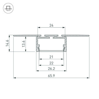 Профиль Arlight 042807