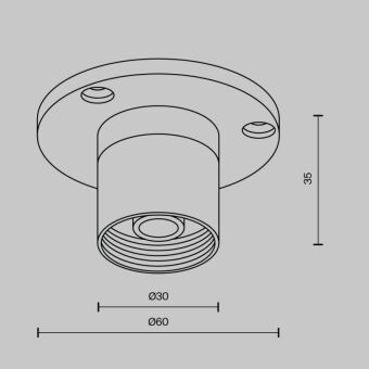 Крепеж Maytoni Technical CA023BI-B