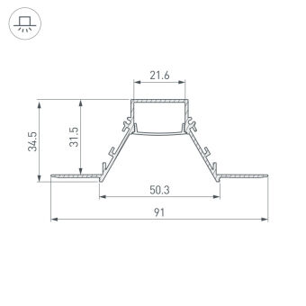 Профиль Arlight 052544