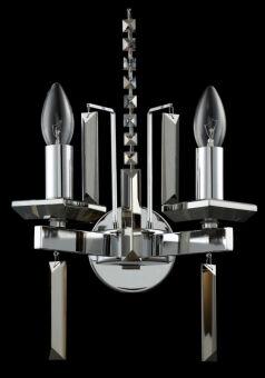 Бра Crystal Lux MARRON AP2 CHROME