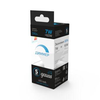 Светодиодная лампа Gauss 105101307-D