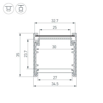 Профиль Arlight 055738