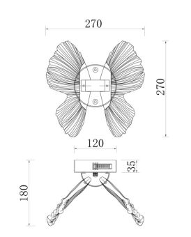 Бра Fluorite FL1103-1W4