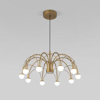 Подвесная люстра Eurosvet 90030/10 LED золото