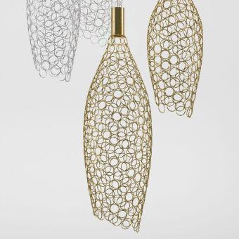 Каскадная люстра Eurosvet 90352/6 золото/хром