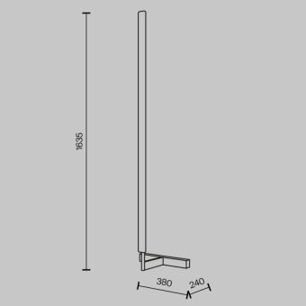 Торшер Maytoni MOD214FL-L20B3K