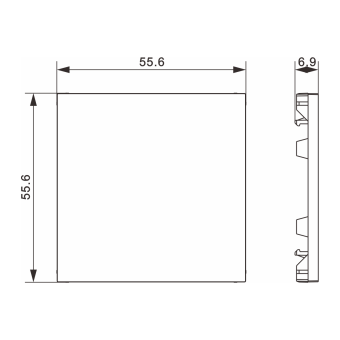 Заглушка (накладка), матовый кашемир, серия A07