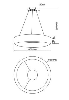 Подвесная люстра Fluorite FL1031-5P