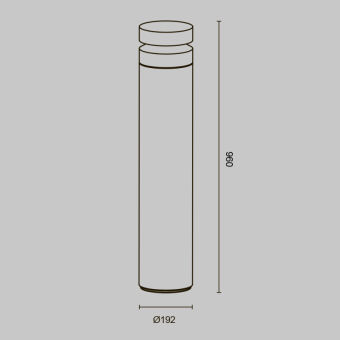 Садово-парковый светильник Maytoni O469FL-L20CM3K1