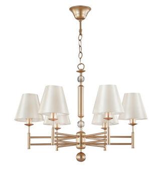 Подвесная люстра Crystal Lux FLAVIO SP6 GOLD