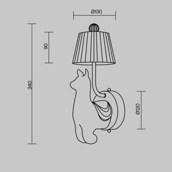 Детское бра Maytoni MOD377WL-L6W3K