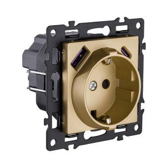 Розетка KOLLINGER AS-016GD