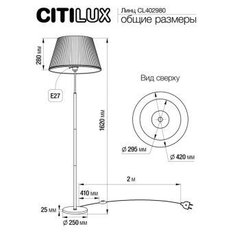 Торшер Citilux CL402980