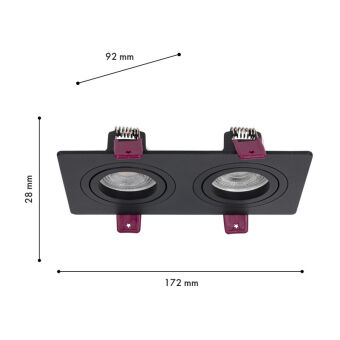 Встраиваемый светильник Favourite 4646-2C