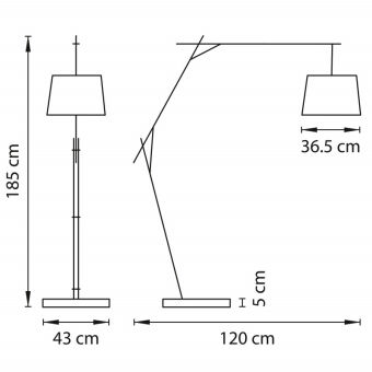 Торшер Lightstar 808710