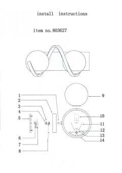 Бра Lightstar 803627