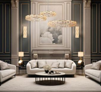 Подвесная люстра Fluorite FL1051-30P