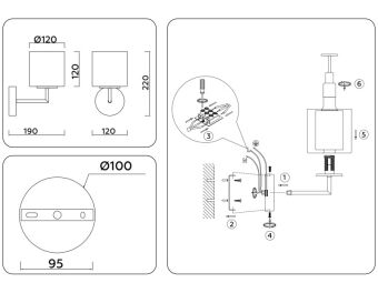 Бра Ambrella Light LH56005