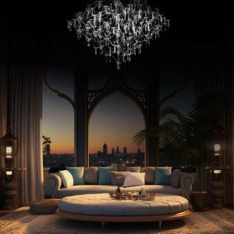 Подвесная люстра LOFT IT 10259/1000 Silver Asfour