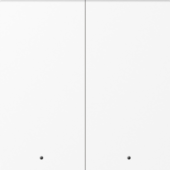 Клавиша 2-я с подсветкой, глянцевый белый, серия A07