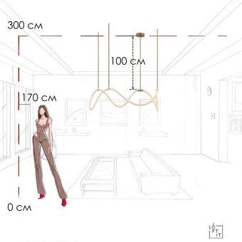 Подвесной светильник LOFT IT 10388P/C Brass