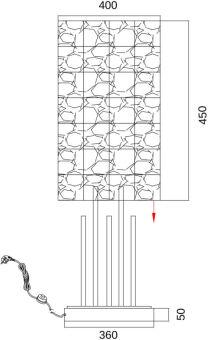 Торшер Fluorite FL1044-9F