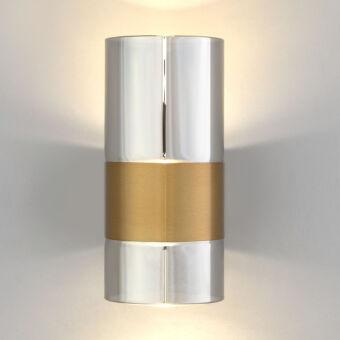 Бра Eurosvet 40021/1 LED латунь/дымчатый