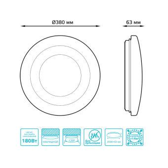 Накладной светильник Gauss 941411224D