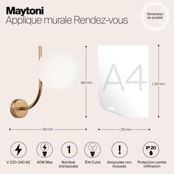 Бра Maytoni MOD109WL-01BS