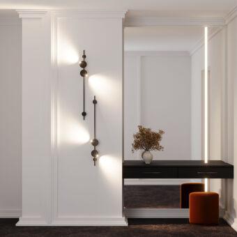 Бра Elektrostandard 40154/LED черный 4000K