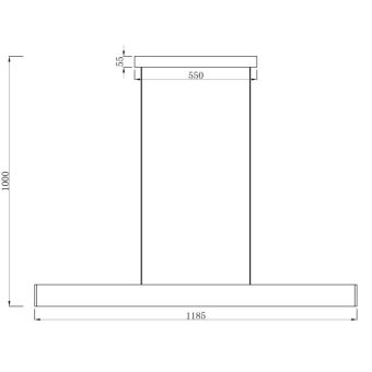 Линейный светильник ARTE Lamp A2505SP-2WH