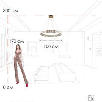Подвесная люстра LOFT IT 10415/1000