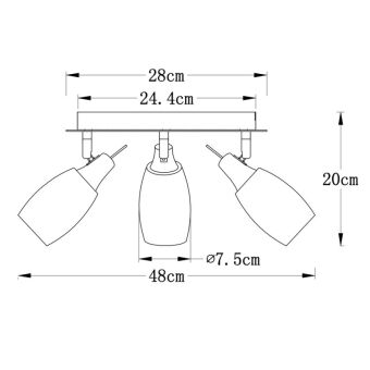 Спот ARTE Lamp A4590PL-3SS