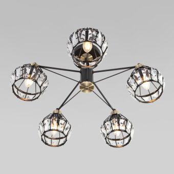 Люстра на штанге Eurosvet 70075/5 черный