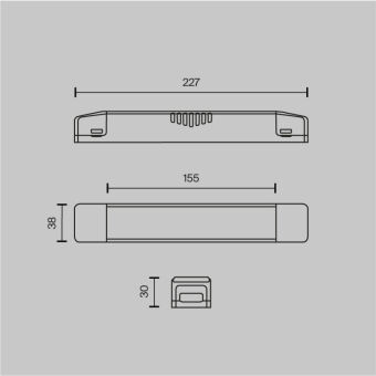 Драйвер Maytoni Technical TRA160DR-150W-S