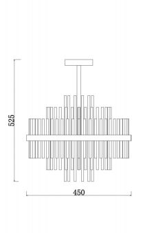Подвесная люстра Freya FR5216PL-06BS