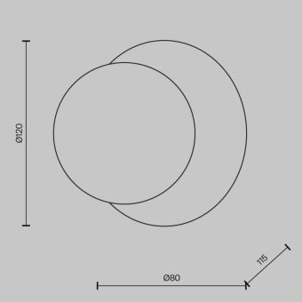 Бра Maytoni MOD331WL-L3BS3K
