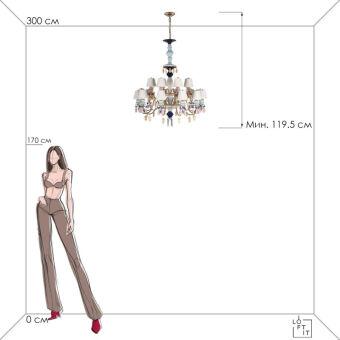 Подвесная люстра LOFT IT 10203/12+8 Mult