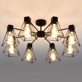 Люстра на штанге Eurosvet 70107/8 черный