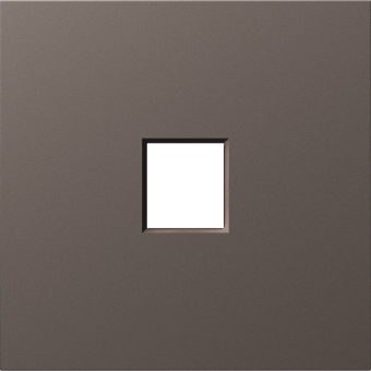 Накладка 1-я для розеток RJ45, TV, SAT, мокко, серия S08