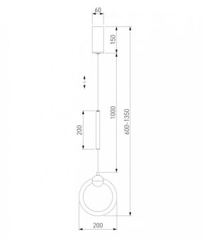 Подвесной светильник Eurosvet 90165/1 золото