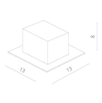 Встраиваемый светильник ARTE Lamp A5941PL-1GY