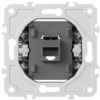 Механизм розетки RJ45 одиночная cat.6/ClassE-8, серия DB