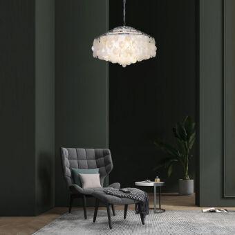 Подвесная люстра Eurosvet 3535/6 хром/перламутр Smart