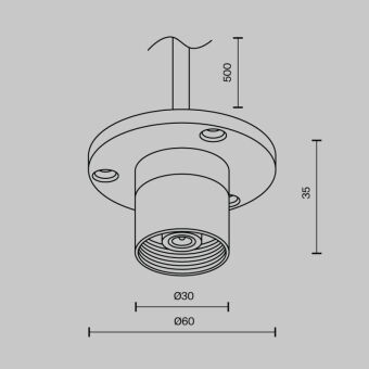 Крепеж Maytoni Technical CA023BI-P-B
