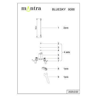 Крепеж Mantra 9088