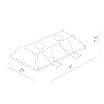Встраиваемый светильник ARTE Lamp A9270PL-2WH