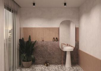 Влагозащищенный светильник Maytoni Technical C029CL-01B