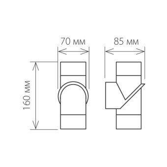 Светильник настенный Elektrostandard 1553 TECHNO LED VORTEX